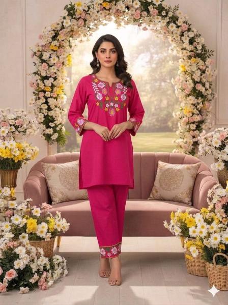 Janni cotton coord set wholesale supplier of clothes